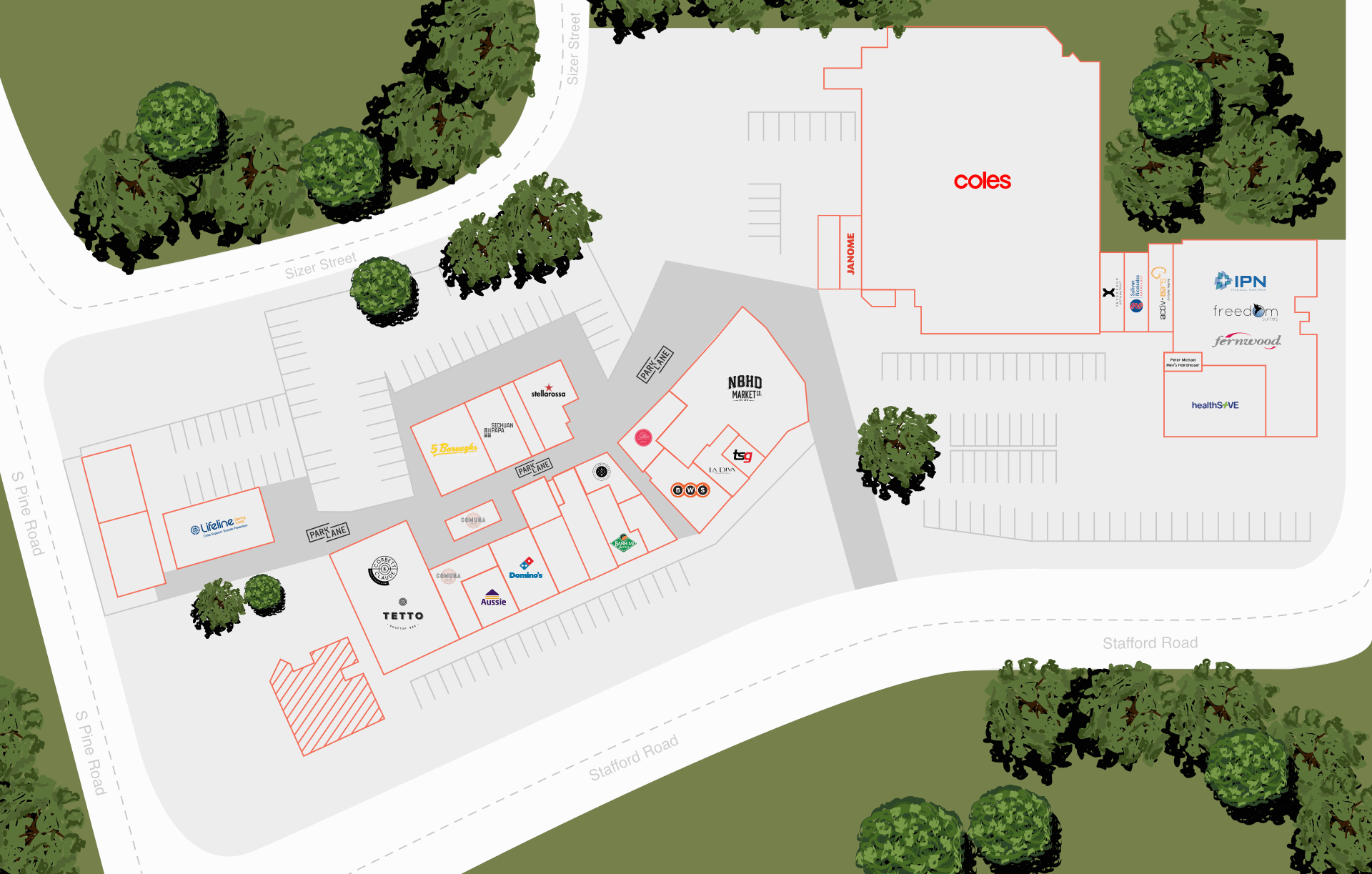 Everton Plaza Map