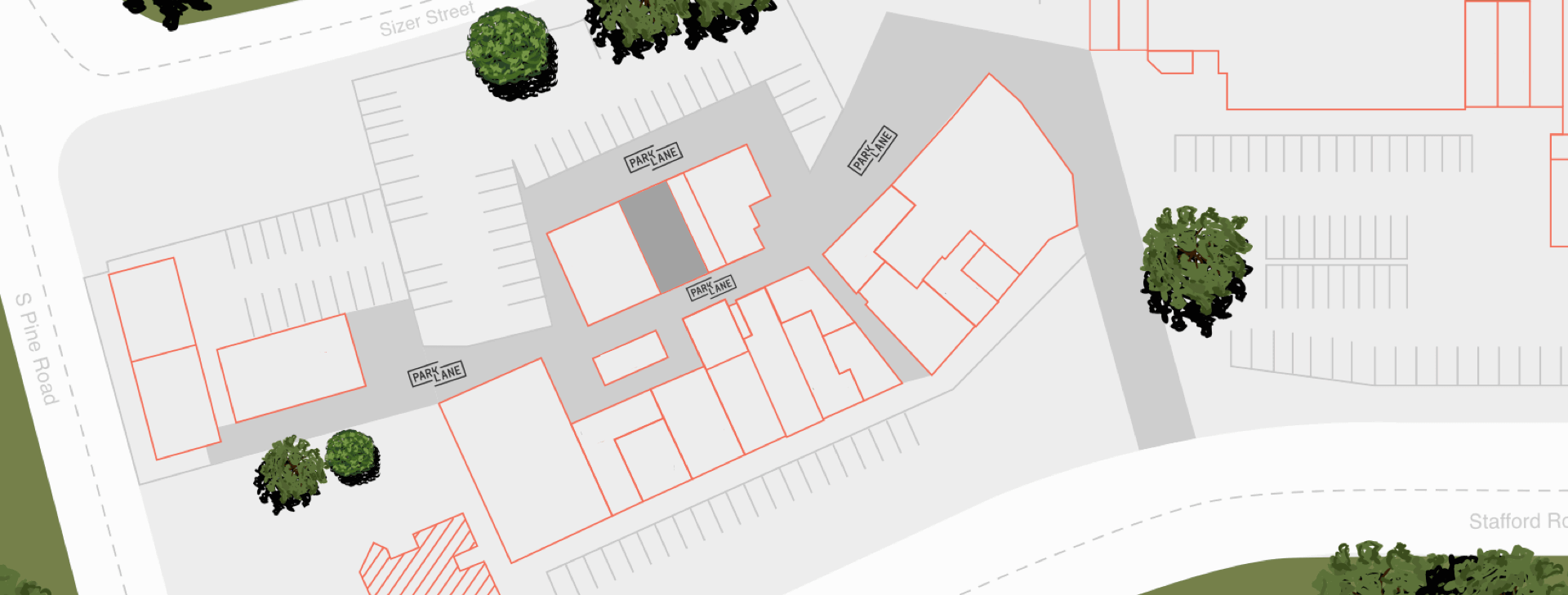 Highlighted Store In Map of Everton Plaza
