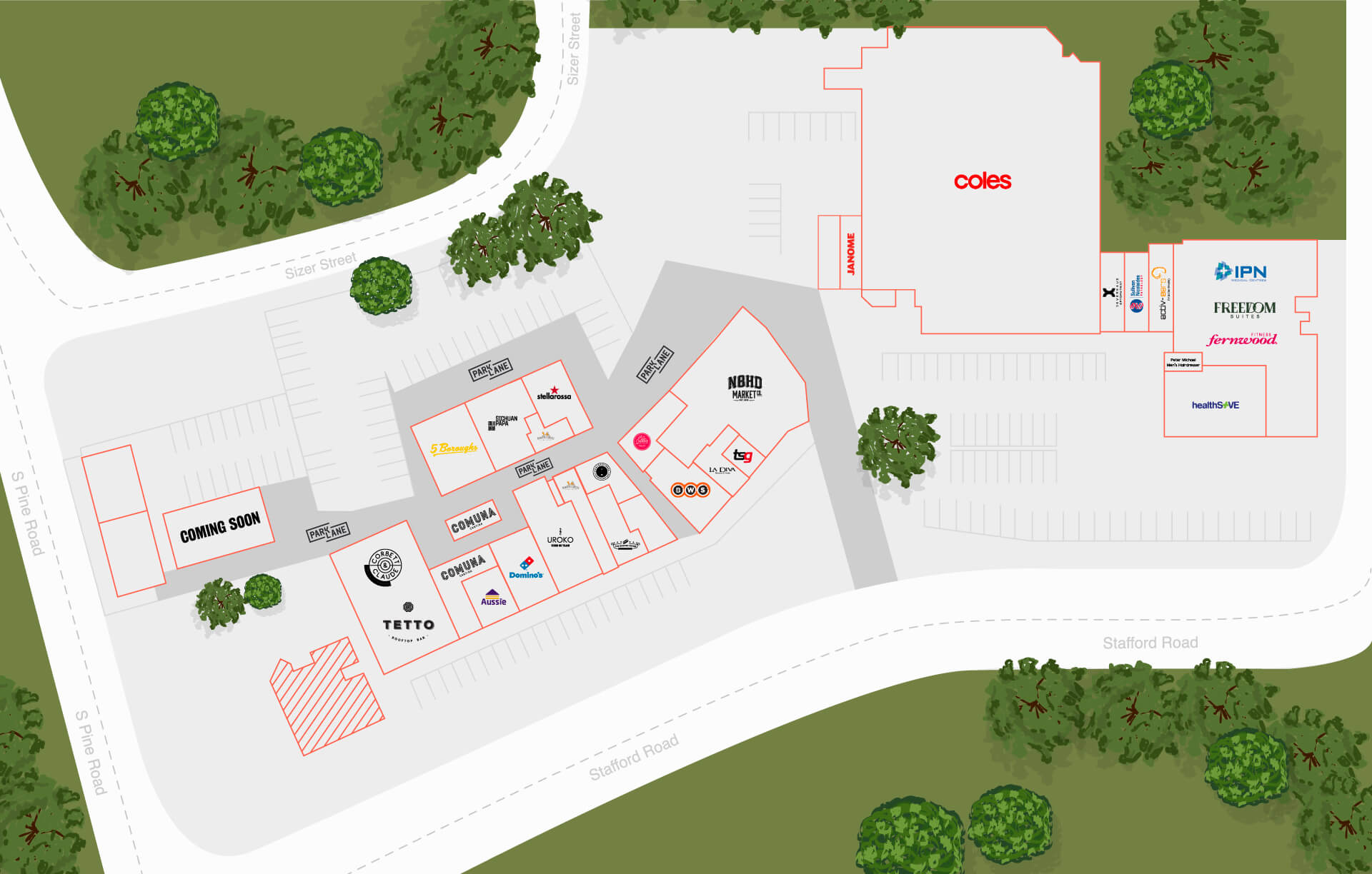Everton Plaza Map
