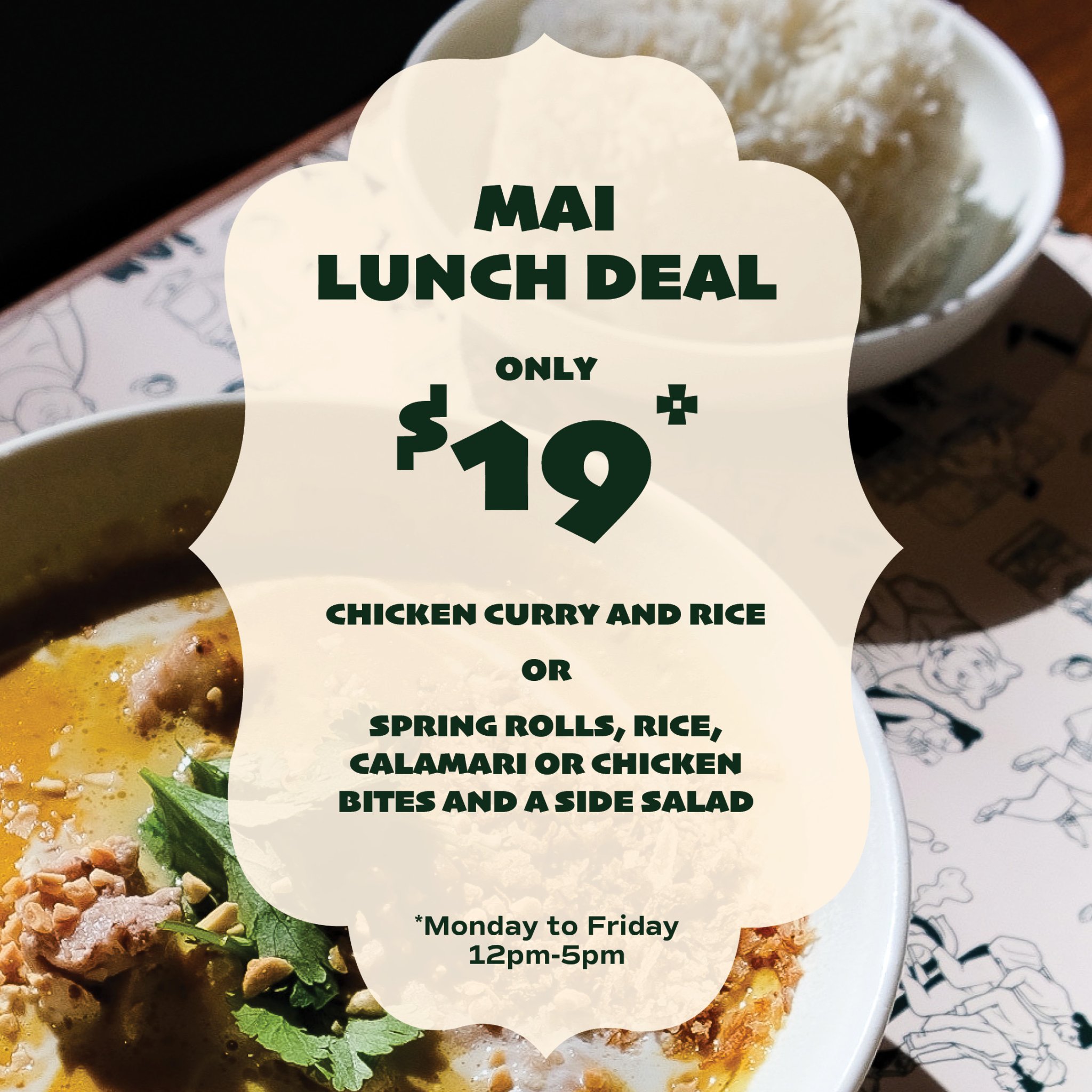 Calling all lunch lovers! 📣 Mai Gai’s $19 lunch deal is right up your ...